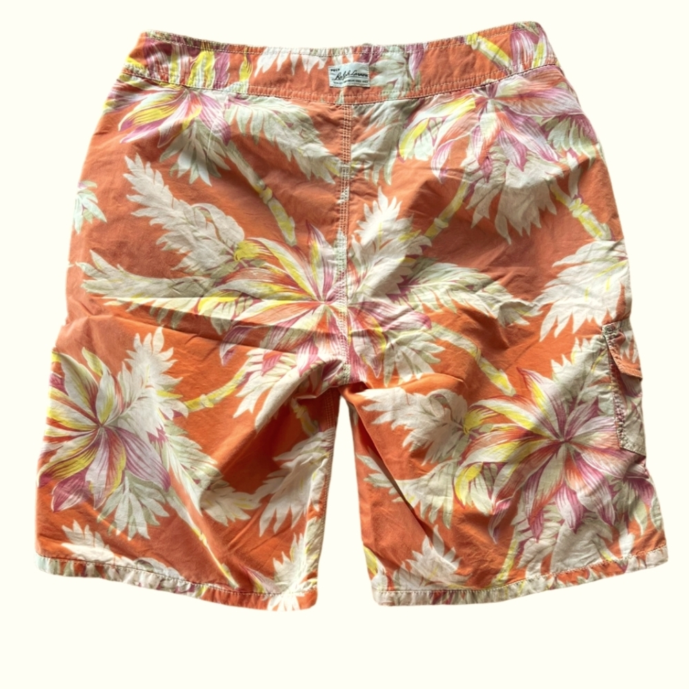 Polo Ralph Lauren Hawaii Vintage Board Shorts Size-32 - Picture 2 of 5